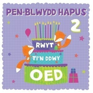 Two Year Old Today Card